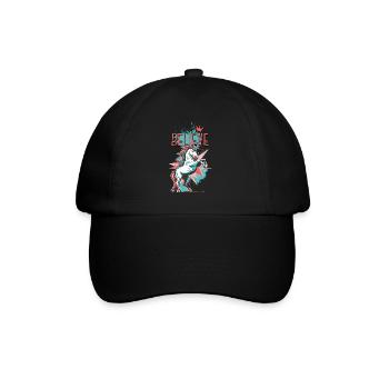 Unicorn Faith Vintage Retro Colorful Modern Trend - Baseball Cap - black/black - Front