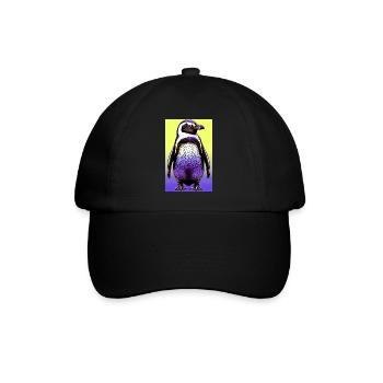 pingouin - Casquette classique - noir/noir - Devant