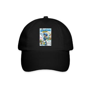 Der Wassermann – die Lösung eimerweise - Baseballkappe - Schwarz/Schwarz - Vorne