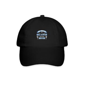 Eiskunstlauf - Baseballkappe - Schwarz/Schwarz - Vorne