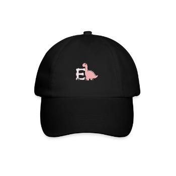 Letter E - Baseball Cap - black/black - Front