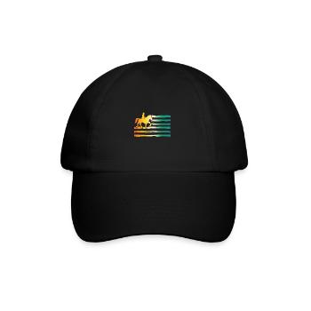 Cheval - Casquette classique - noir/noir - Devant