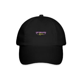 Axe throw axe throwing - Baseball Cap - black/black - Front