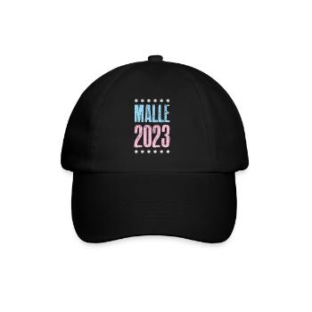 Malle 2023 - Casquette classique - noir/noir - Devant