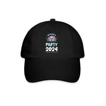 Bachelorette Party 2024 Junggesellin - Baseballkappe - Schwarz/Schwarz - Vorne