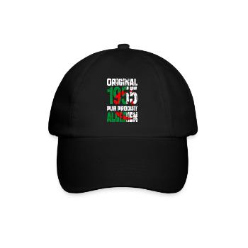 70th Birthday - Original - 1955 - Algerian - Baseball Cap - black/black - Front