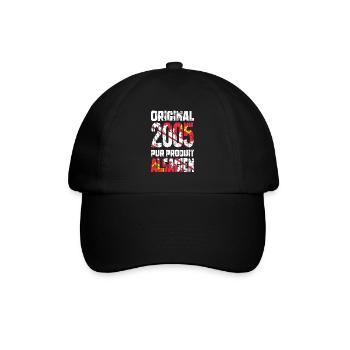 Anniversaire 20 ans - Original - 2005 - Alsacien - Casquette classique - noir/noir - Devant