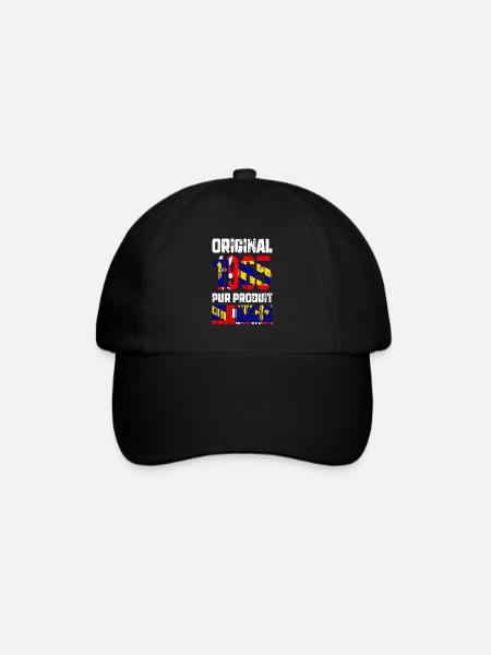 Anniversaire 60 ans - Original - 1965 Bourguignon - Casquette classique - noir/noir