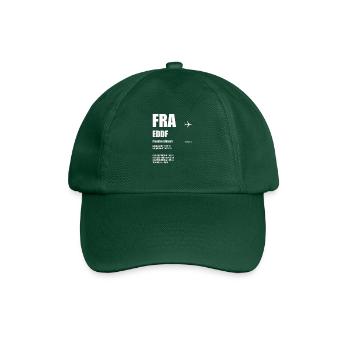 FRA Frankfurt Airport Airport Code Gift - Baseball Cap - bottle green - Front