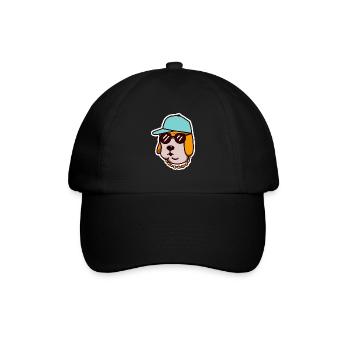 Hip Hop Labrador Dog Gift Retriever - Casquette classique - noir/noir - Devant