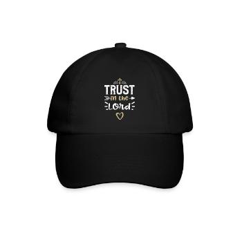 Confiance dans le Seigneur - Jésus - Casquette classique - noir/noir - Devant