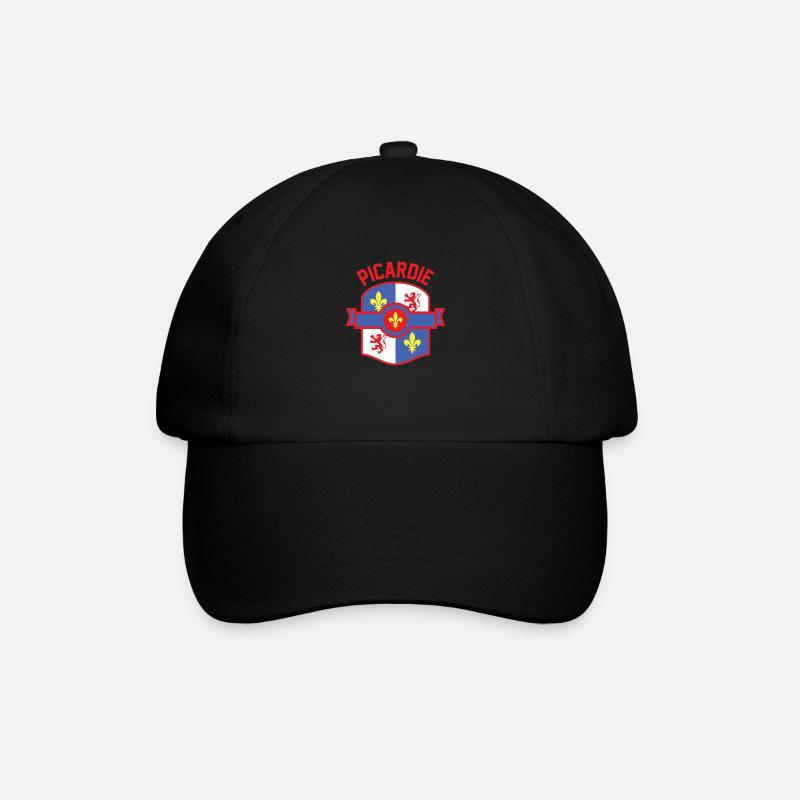 Picardie Blason - Casquette classique - noir/noir
