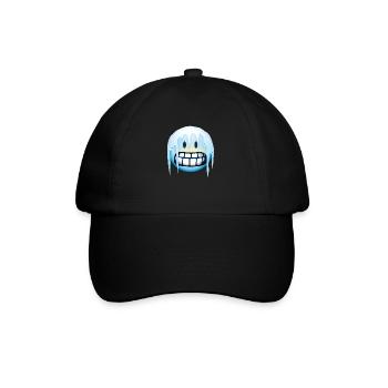Smiley Glossy Frozen - Baseball Cap - black/black - Front