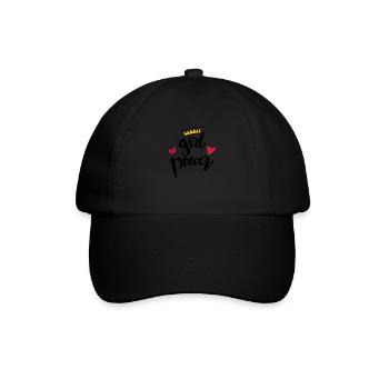 Girl Power - Baseball Cap - black/black - Front