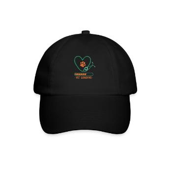 Tierarzt Ausbildung Tierärztin Tierarzthelfer Tier - Baseballkappe - Schwarz/Schwarz - Vorne