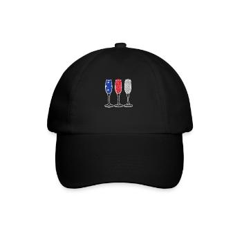American - Baseball Cap - black/black - Front