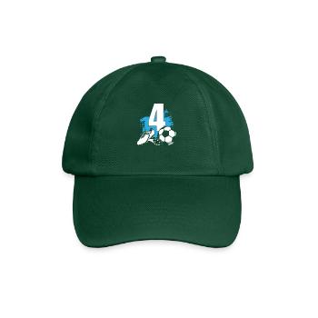 Soccer Ball 4 Years Old Footballer - Baseball Cap - bottle green - Front