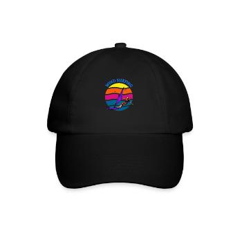Windsurfing-Surfer-Sommer-Wassersport - Baseballkappe - Schwarz/Schwarz - Vorne