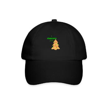 A Tännschen Please - Baseballkappe - Schwarz/Schwarz - Vorne