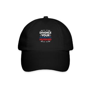 Divorce Your Republican Husband Divorcee Ex-Wife W - Baseball Cap - black/black - Front