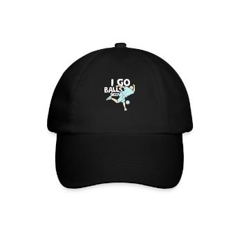 I Go Balls Deep Bowler BowlingJoueur d’équipe - Casquette classique - noir/noir - Devant