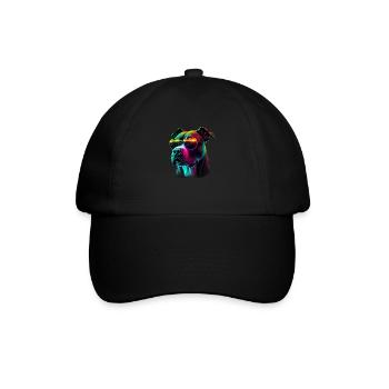 American Staffordshire Terrier Dogs American - Baseball Cap - black/black - Front