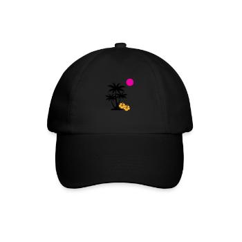 Palm Sunset - Baseball Cap - black/black - Front