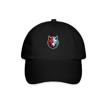 Wolf Tattoo - Baseball Cap - black/black - Front