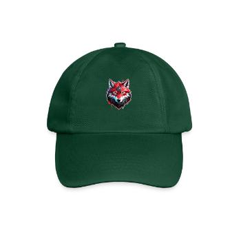 Wolf Tattoo - Baseball Cap - bottle green - Front