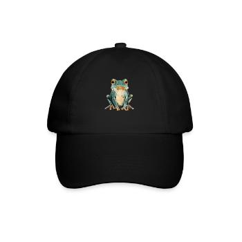 Frog - Baseball Cap - black/black - Front