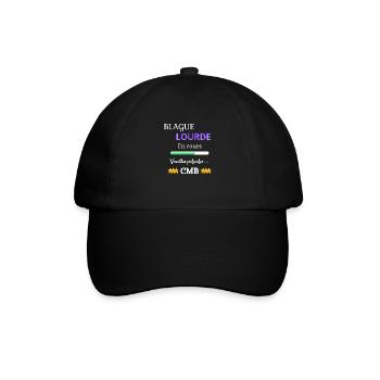 Blague Lourde en cours - Casquette classique - noir/noir - Devant