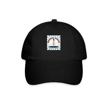 Monkey Circus - blue white - Baseball Cap - black/black - Front