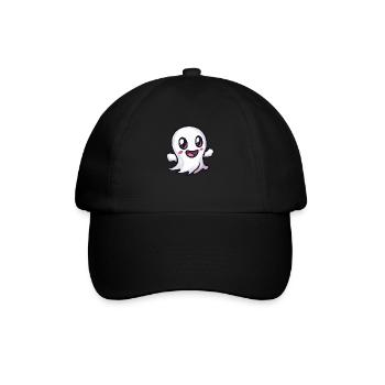 Ghost Halloween Comic Baby - Baseball Cap - black/black - Front