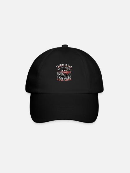 I Might Be Old But I Got To Drive All Cool Cars - Baseball Cap - black/black