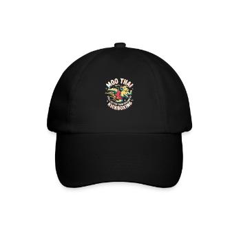 Conception de dictons Muay Thai drôles - Casquette classique - noir/noir - Devant