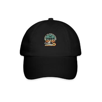 Bis zur Perfektion gereift 2005 Retro -Edition 2025. - Baseballkappe - Schwarz/Schwarz - Vorne