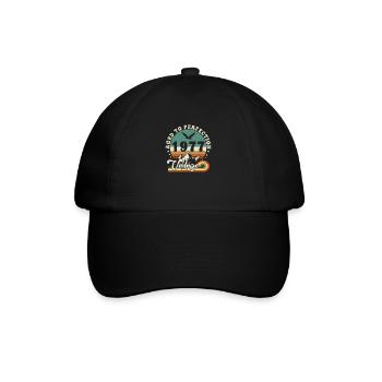 Bis zur Perfektion gealtert 1977 Retro -Edition 2025. - Baseballkappe - Schwarz/Schwarz - Vorne