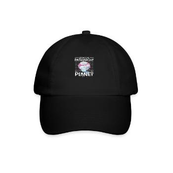 Feminist Feminismus Patriarchat Feministen - Baseballkappe - Schwarz/Schwarz - Vorne