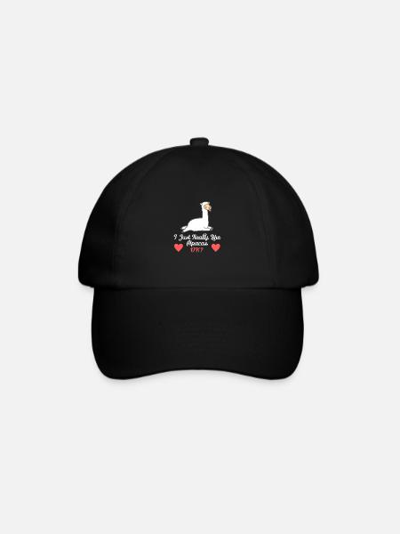 J’aime les alpagas ok? Alpaga - Casquette classique - noir/noir