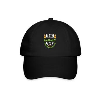 Garten Hobbygärtner Gärtner Gärtnerin Gartenarbeit - Baseballkappe - Schwarz/Schwarz - Vorne