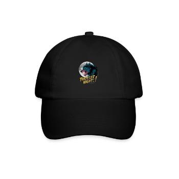 Werwolf für einen Werwolf Fan - Baseballkappe - Schwarz/Schwarz - Vorne