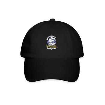 Penguins I did the math, the answer is - Baseball Cap - black/black - Front
