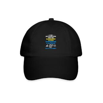 Geocaching Geocache Geocacher - Baseball Cap - black/black - Front