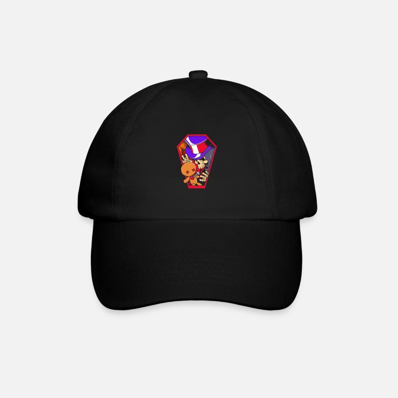 Voodoo Skeleton - Baseball Cap - black/black