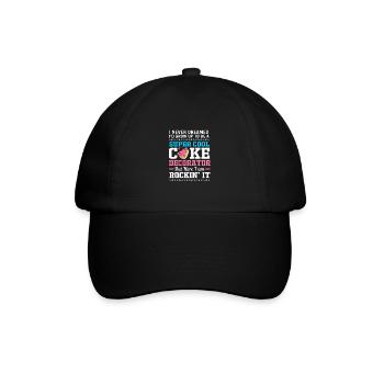 Cake Tartlet Decoration Cake - Baseball Cap - black/black - Front