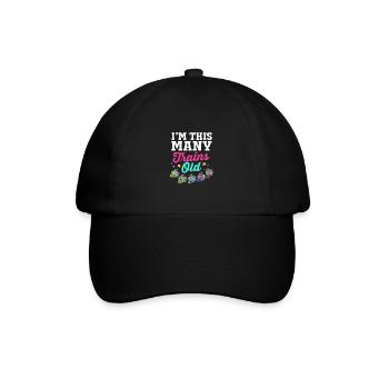 Children's Birthday Train Train Driver Locomotive - Baseball Cap - black/black - Front