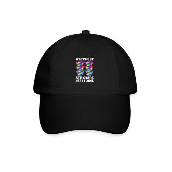 5. Klasse - Baseballkappe - Schwarz/Schwarz - Vorne