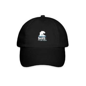 Sauvez les ours polaires - Casquette classique - noir/noir - Devant