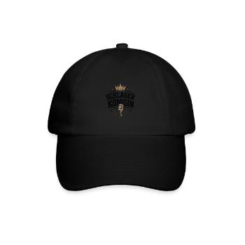 Schlager Queen Microphone Couronne - Casquette classique - noir/noir - Devant