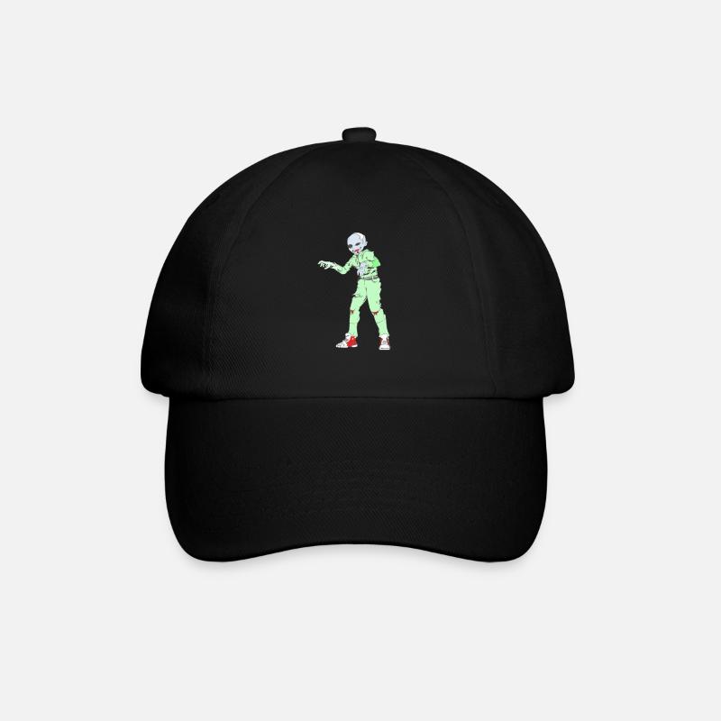 Zombie Collection: Zombie Man - Baseballkappe - Schwarz/Schwarz